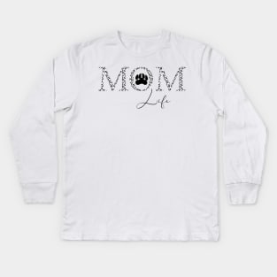 mom life Kids Long Sleeve T-Shirt